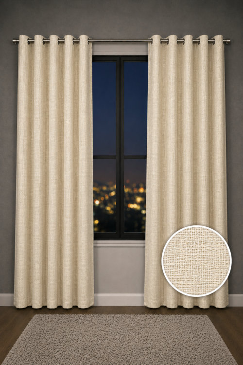 Eclipse Guard Block Out Curtain-Cream
