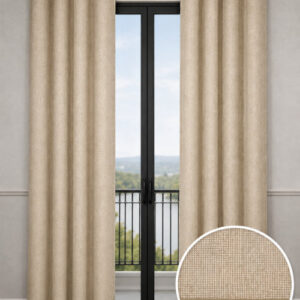 Midnight Shield Curtain-Stone
