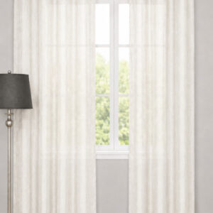 White Sheer Curtain