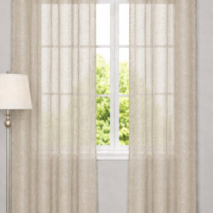Sterling Silver Sheer Curtain-Stone