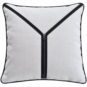 White Scatter Cushion with ZIP